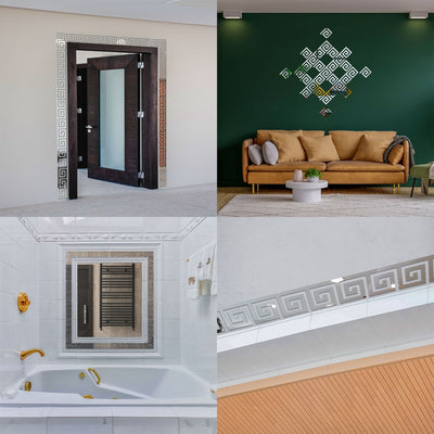Versace Border Greek Mirror Wall Sticker